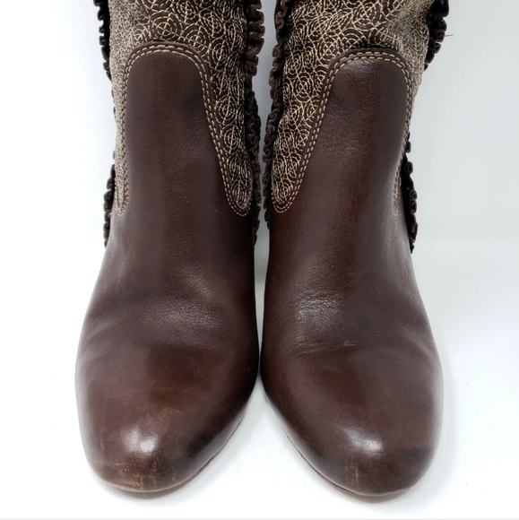 Frye Ava Embroidered Boots size 9 - Picture 5 of 11